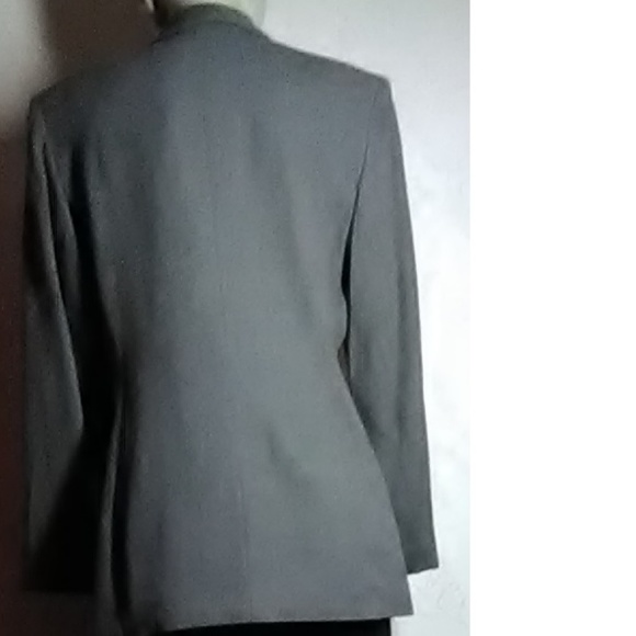 Jones New York Olive Green Houndstooth Blazer - Picture 3 of 5